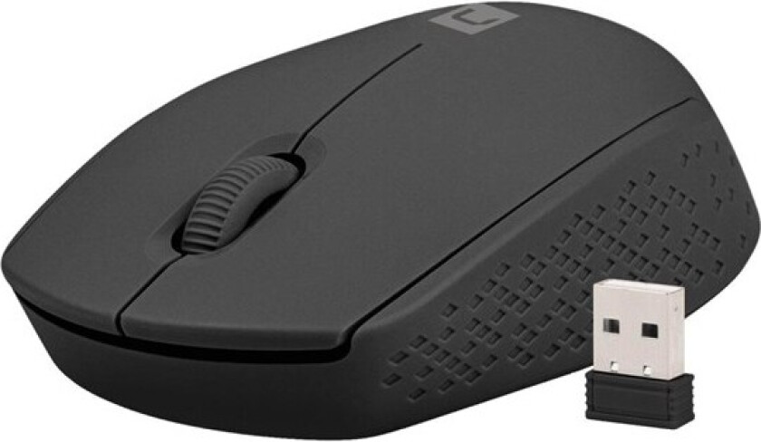 STORK - mouse - 2.4 GHz - black - Mus - Optisk - 3 knapper - Svart
