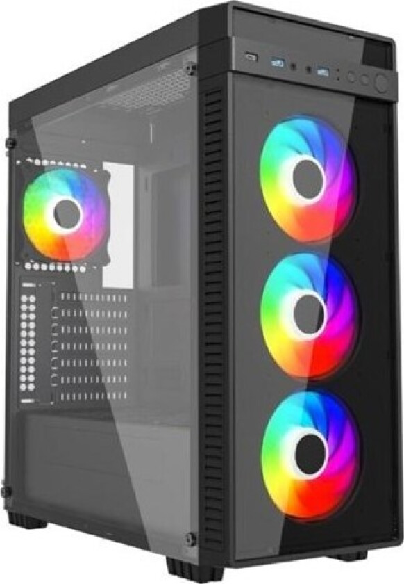 - - sidepanel med vindu - ingen strømforsyning - USB/lyd