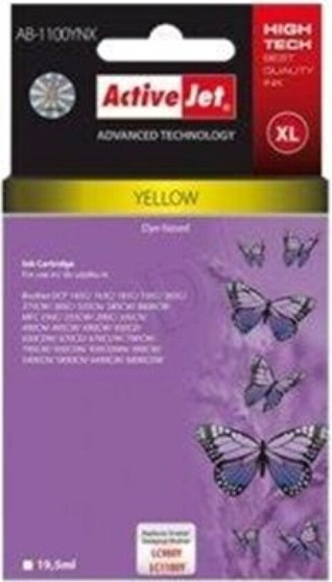 AB-1100YNX Supreme - Blekkpatron Yellow