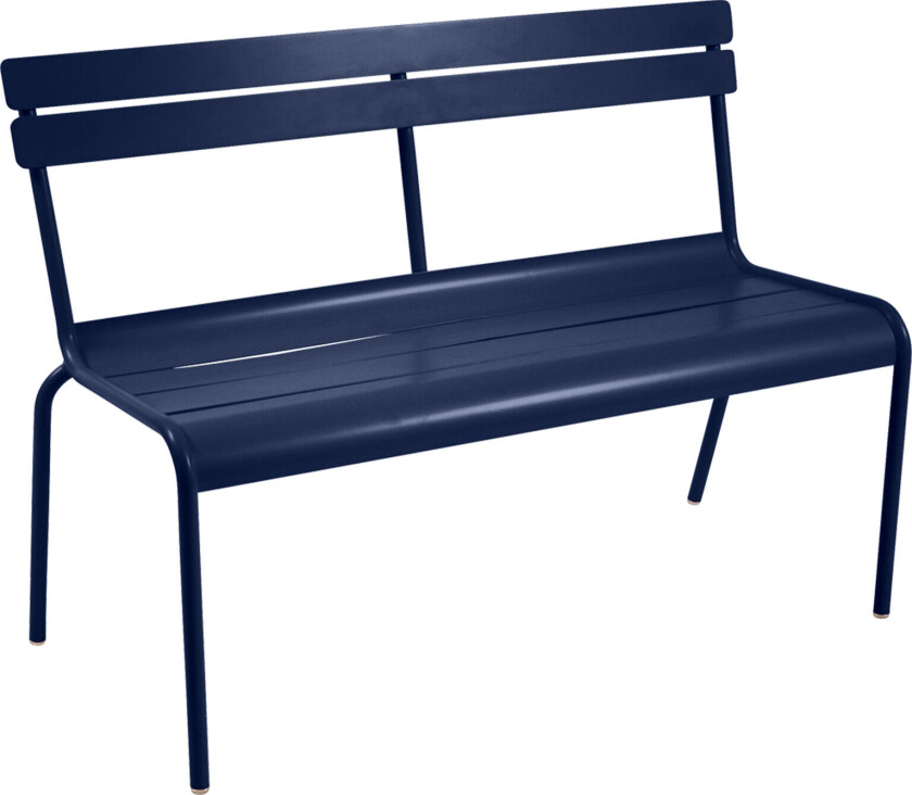 Luxembourg Bench with Backrest Deep Blue 92
