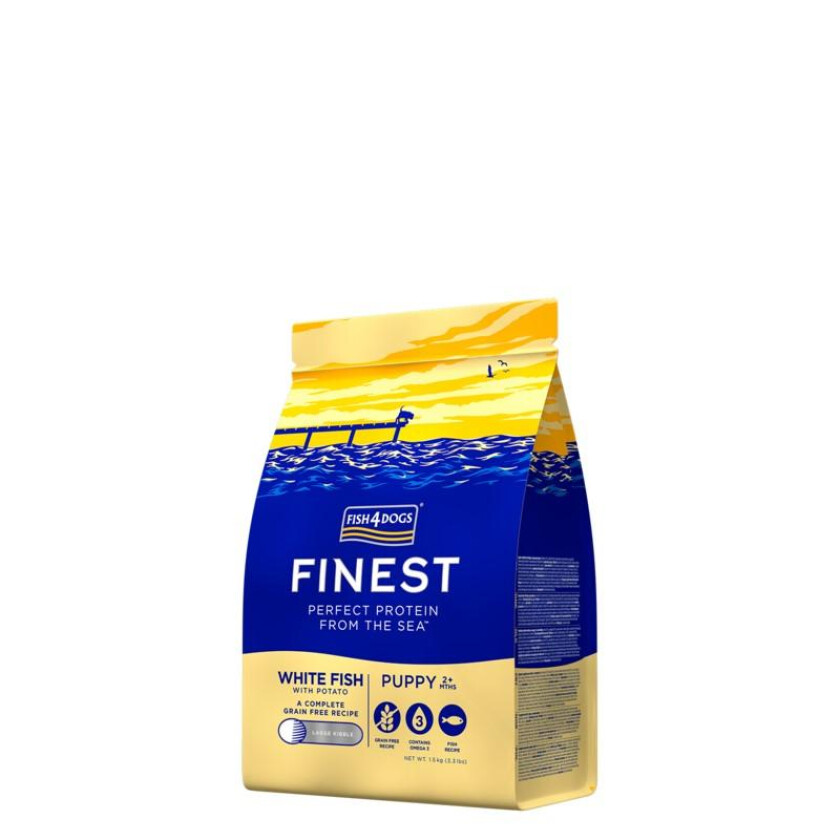 Finest Valp Hvit Fisk Store biter 6 kg
