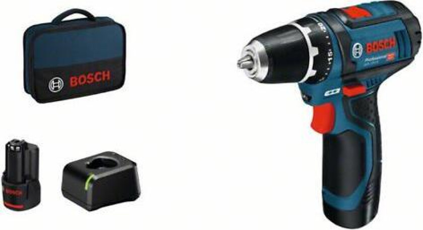 Professional GSR 12V-15 Professional 2x2,0Ah