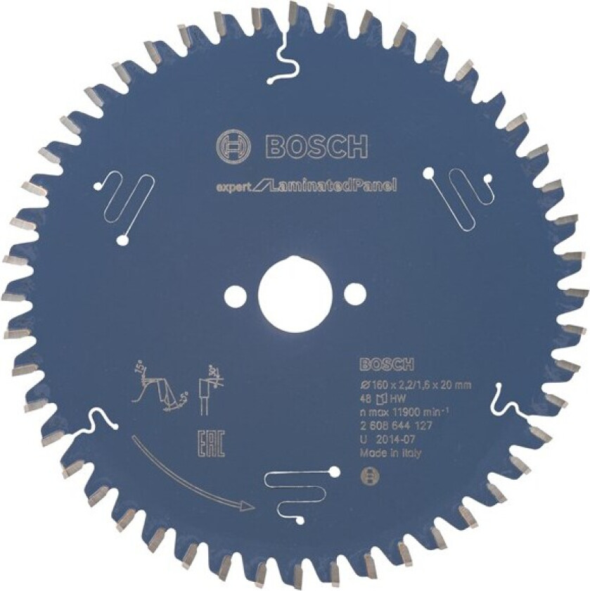 Sirkelsagblad Expert for Laminated Panel 160 x 20 x 2,2 mm, 48