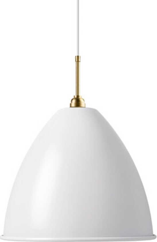 BL9L Soft White Semi Matt/Brass