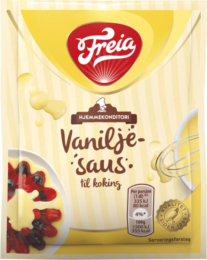 Vaniljesaus til Koking 19g