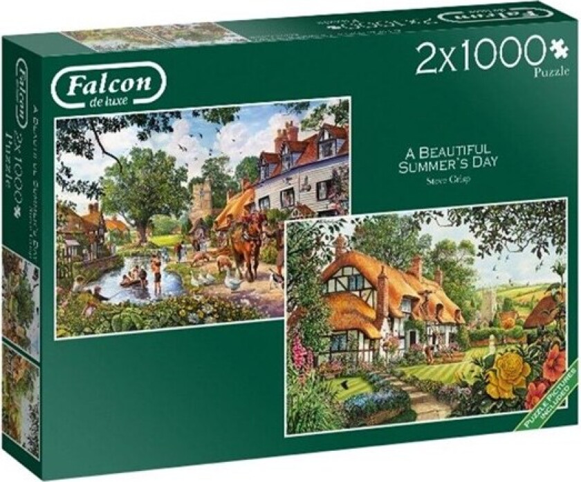 Puzzle Falcon - A Beautiful Summer's Day (2x1000 p