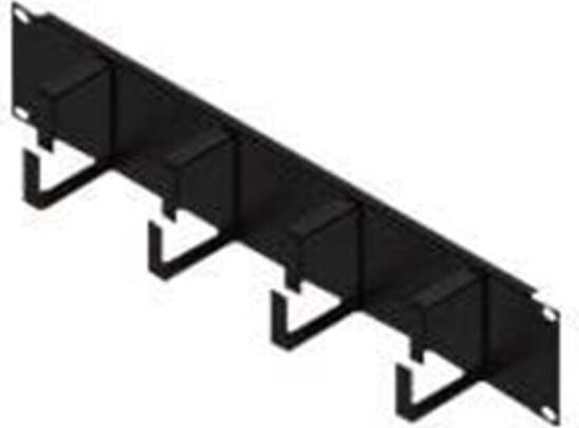 - rack cable management panel (horizontal) - 2U