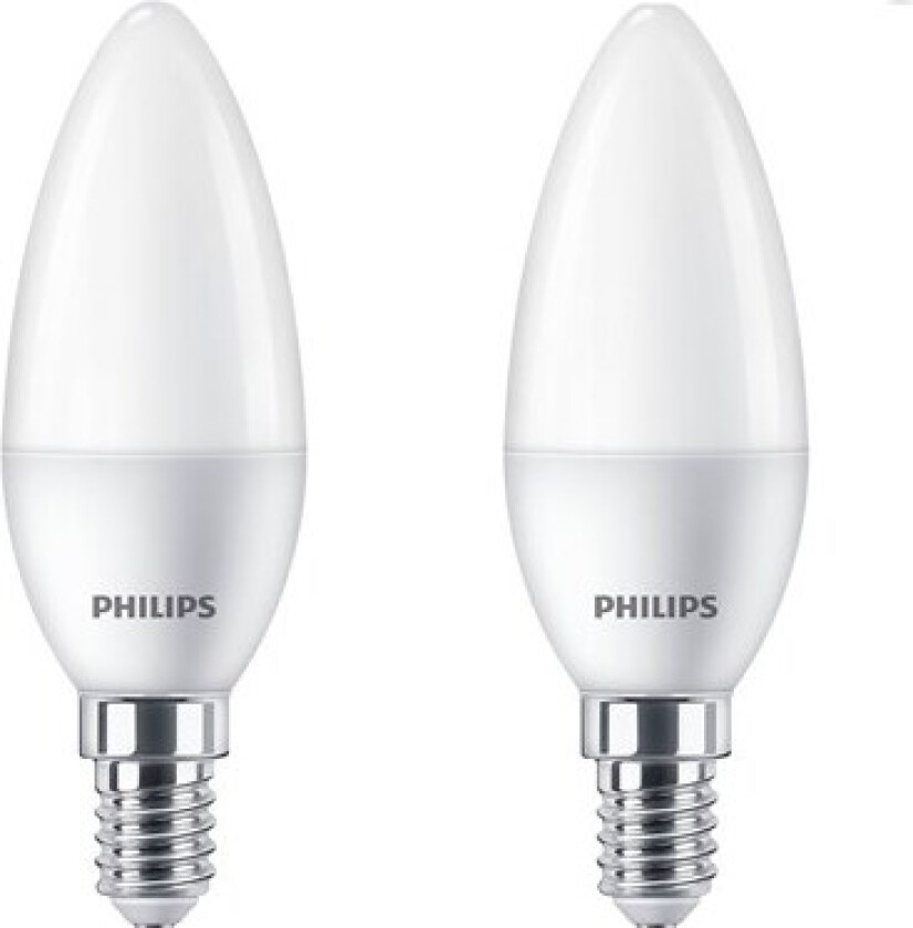 LED-lyspære Candle 2,8W/827 (25W) Frosted 2-pack E14