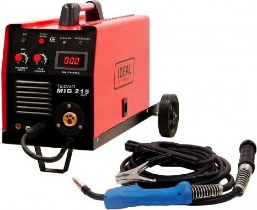 Ideal semi-automatic welding machine TECNOMIG 215 MMA DIGITAL 230V - TMIG215MM