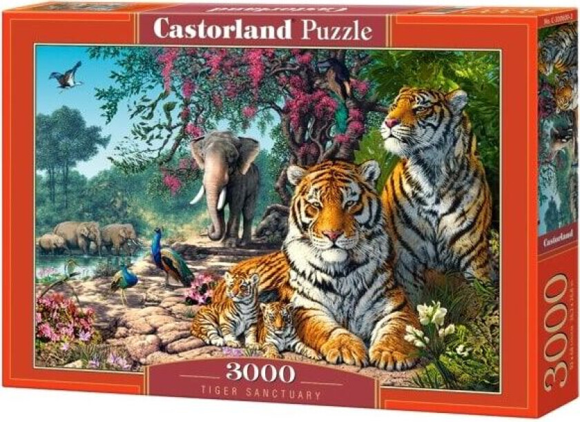Castorland C-300600-2 puslespill 3000 stykker Dyr