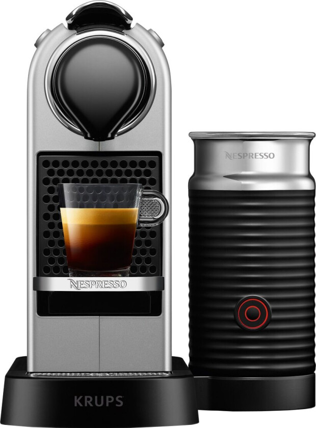 Krups Nespresso XN761B, Kapseldrevet kaffemaskin, 1 l, Kaffe kapsyl, 1710 W, Sølv