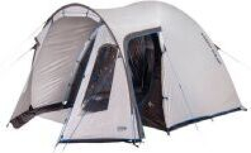 TESSIN 5.0 CLIMATE PROTECTION 80, Camping, Hard ramme, Dome/ Kuletelt, 5 person(er), 7,5 kg, Sort, Blå, Grå