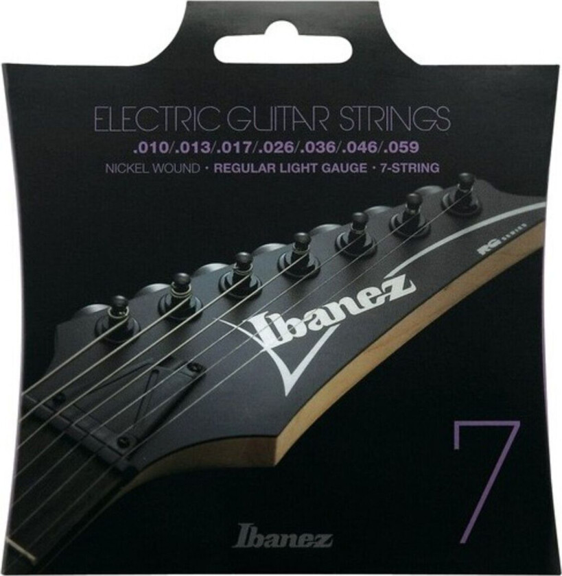 Bilde av IEGS71 7 Strings Electric Guitar Set Regular Light