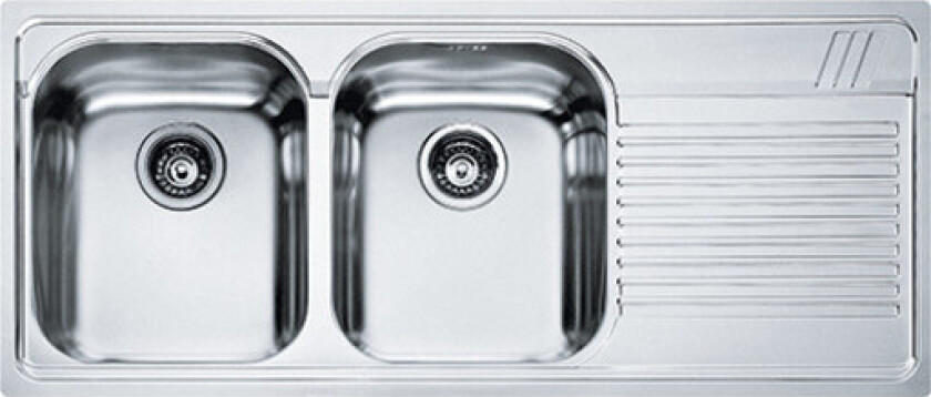 Armonia AMX 621 kjøkkenvask, 116x50 cm, rustfritt stål