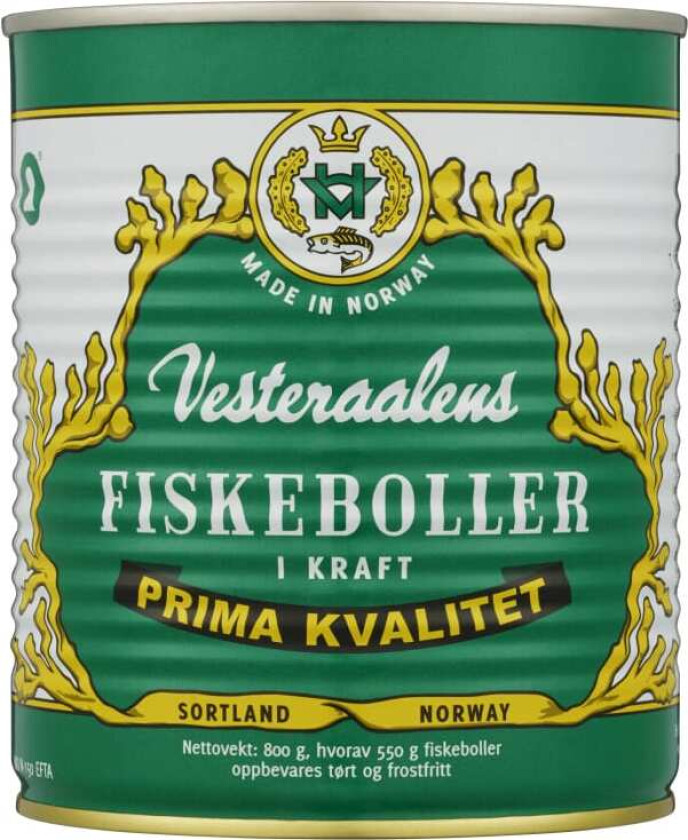 Vesteraalen fiskeboller boks, 800 g