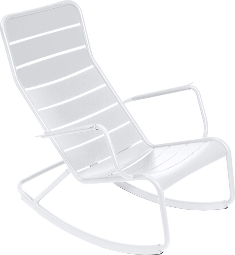 Luxembourg Rocking Chair Cotton White 01