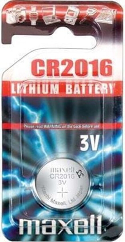 Knapcellsbatteri CR2016
