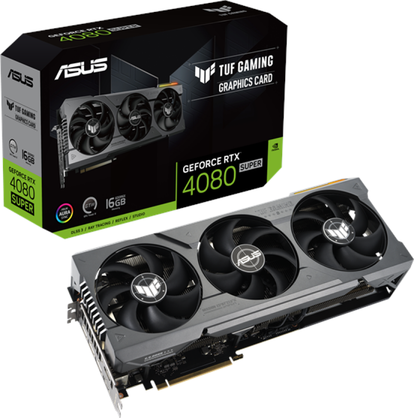 GeForce RTX 4080 SUPER TUF - 16GB GDDR6X RAM - Grafikkort