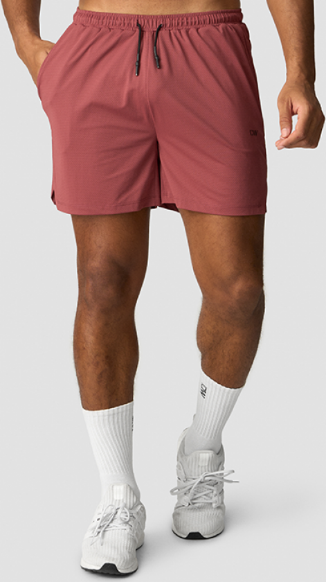 Stride Shorts, Brick Red