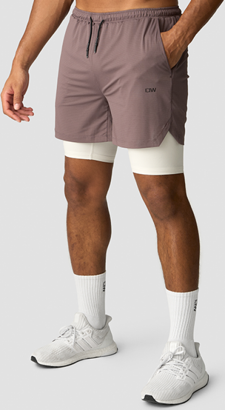 Stride 2-in-1 Shorts, Midnight Purple