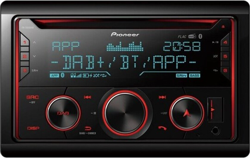 FH-S820DAB - Vogn - CD-mottaker - i instrumentbordet - Double-DIN - 50 watt x 4