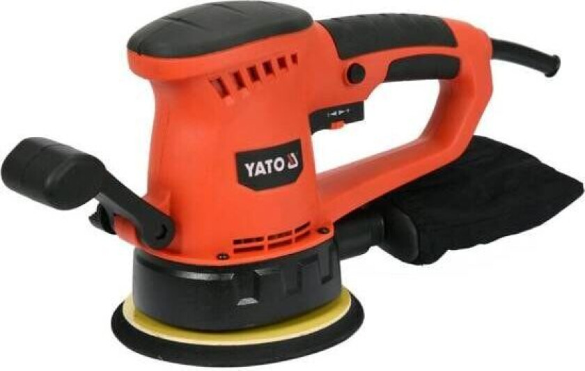 Yato YT-82207, Eksentersliper, Sort, Oransje, 4000 RPM, 13000 RPM, 2 mm, 90 dB