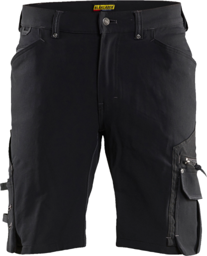 ARB.SHORTS STRETCH SVART C58 HÅNDVERKERSHORTS MED CORDURA