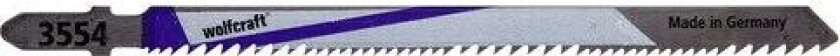 wolfcraft GmbH 3554000, Stikksagblad, Plast, Aluminium, Mykt tre, Rustfritt stål, Rustfri stålplate (tynn), Ikke-jernholdig metall,..., Bimetall, 10,