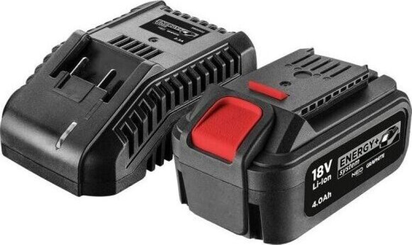 Energy+: 4 Ah batteri med 58GE132 lader