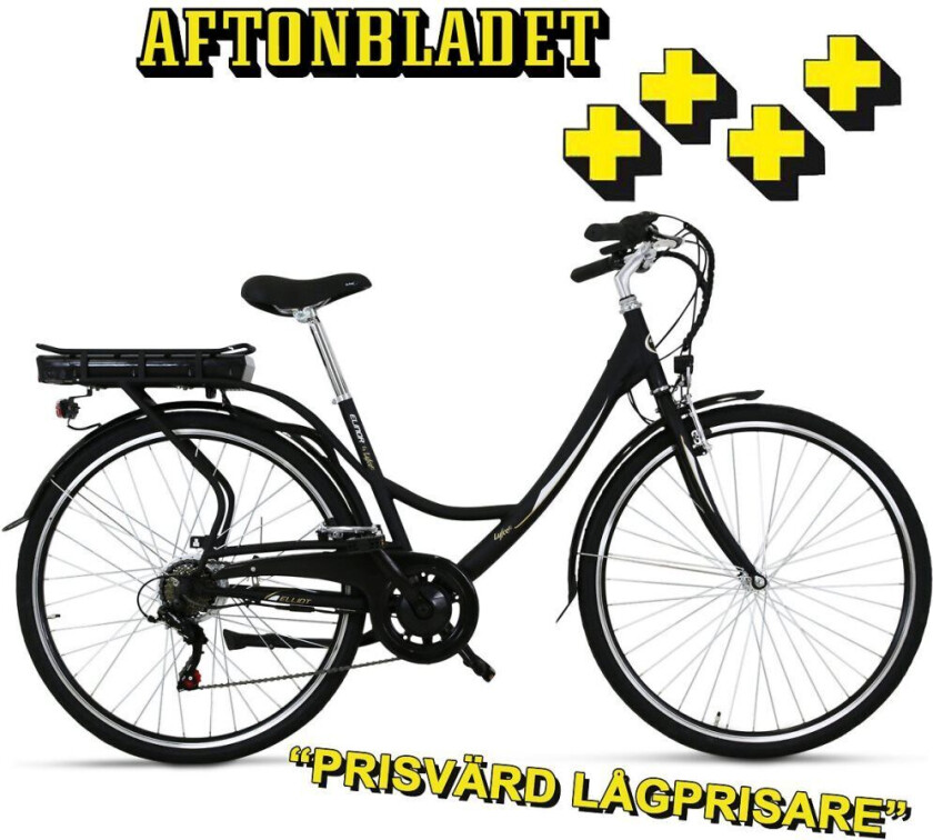 Elsykkel for kvinner 28"   7 gir   250W - 10,4Ah   Lyfco Elinor