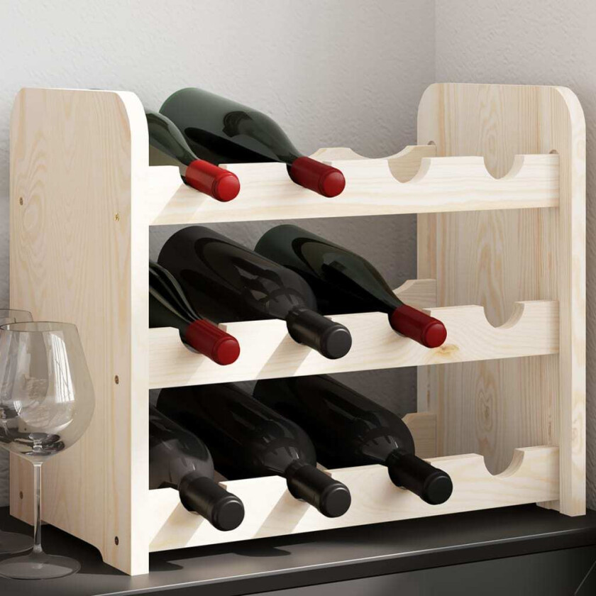 Vinstativ 43x25x37 cm heltre furu