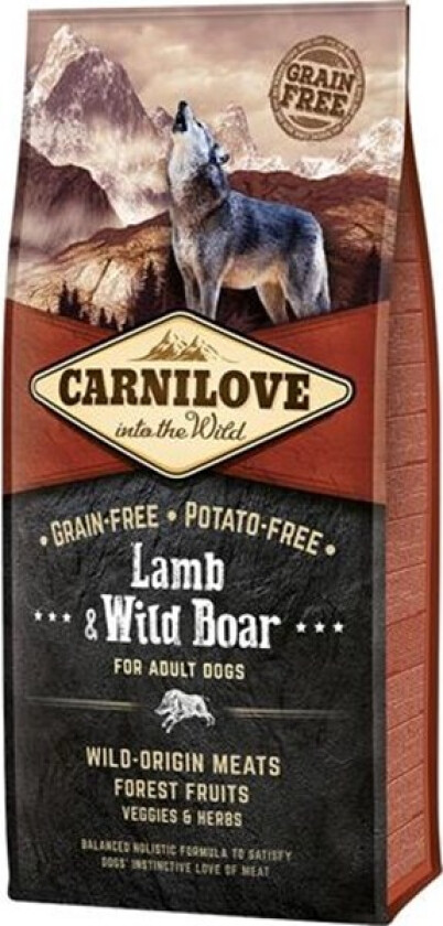 Carnilove Lamm & Villsvin (12 kg)