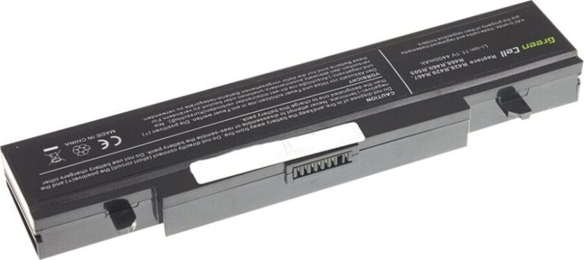 Green Cell - Batteri til bærbar PC (tilsvarer: Samsung AA-PB9NC6B, Samsung AA-PB9NS6B) - litiumion - 6-cellers - 4400 mAh - svart - for Samsung P530-