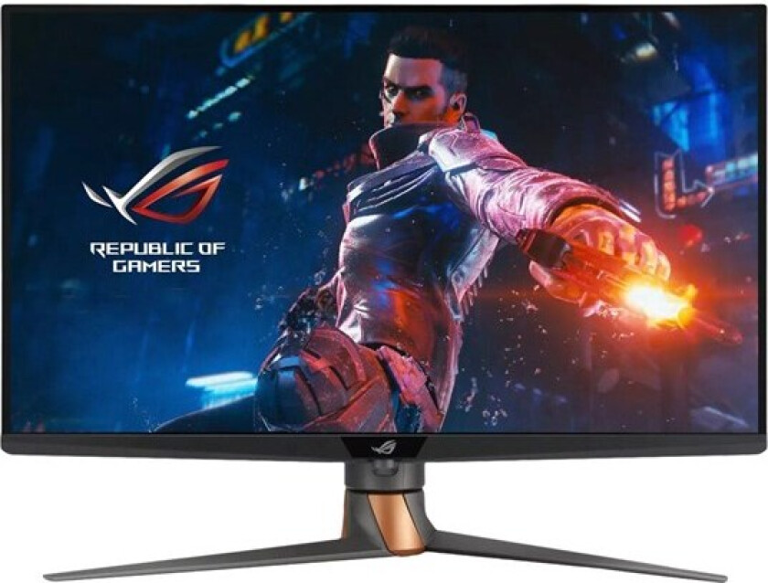 32" ASUS ROG Swift PG32UQXR - 3840x2160 (4k / UHD) - 160Hz - MiniLED Fast IPS - USB HUB - 1 ms - Skjerm