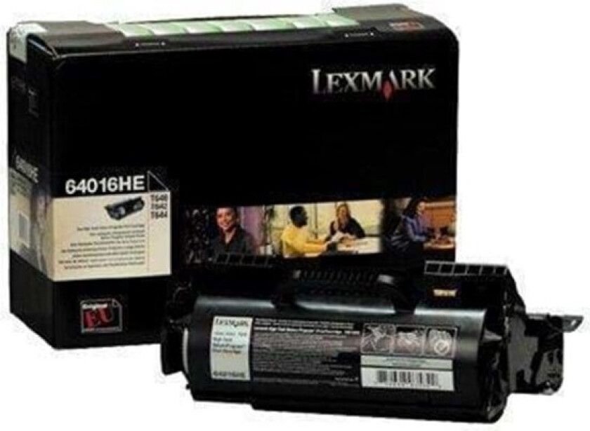 64016HE Toner Black - Laser toner Svart