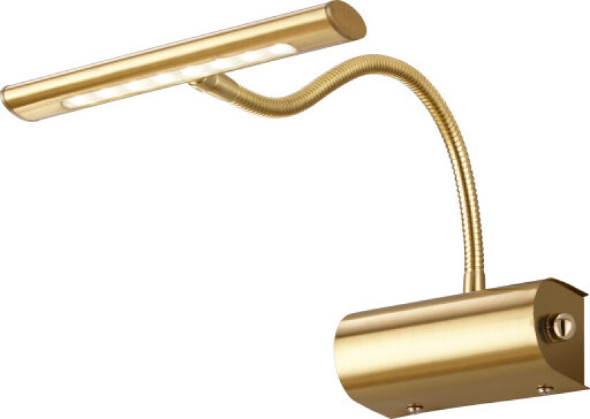 Curtis vegglampe, messing