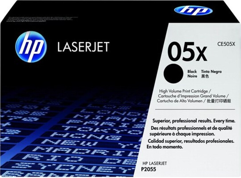 05X / CE505X - Black Toner - Laser toner Svart
