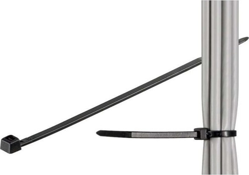 Cable Ties Black - 3.5mm/203mm