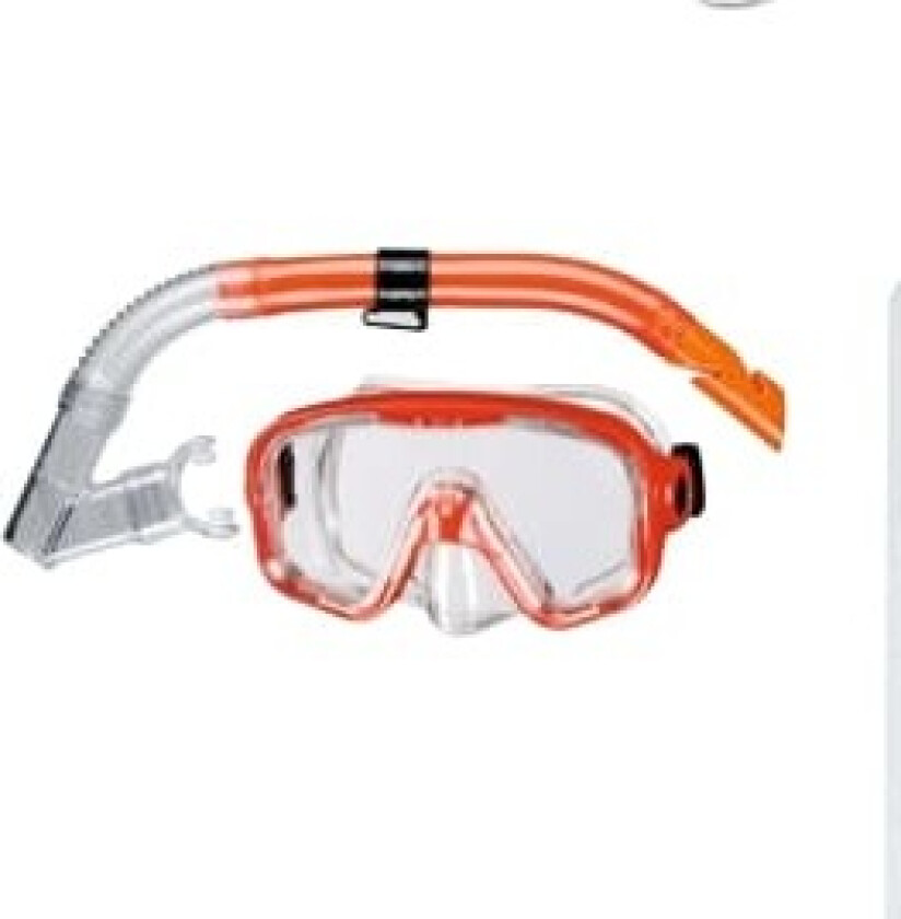 BECO-Beermann 99006-5, Voksen, Halv ansiktsmaske, Snorkling, Polykarbonat, Rød, 12 år
