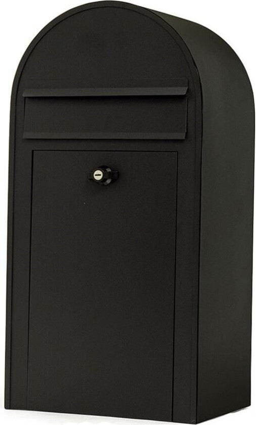 Postkasse midi sort 9444 låsbar h650mm