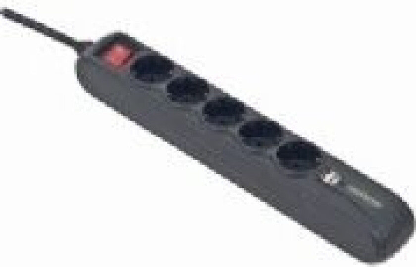 EnerGenie SPG5-U2-5 overspenningsvern Svart 5 AC-uttak 5 V 1,5 m