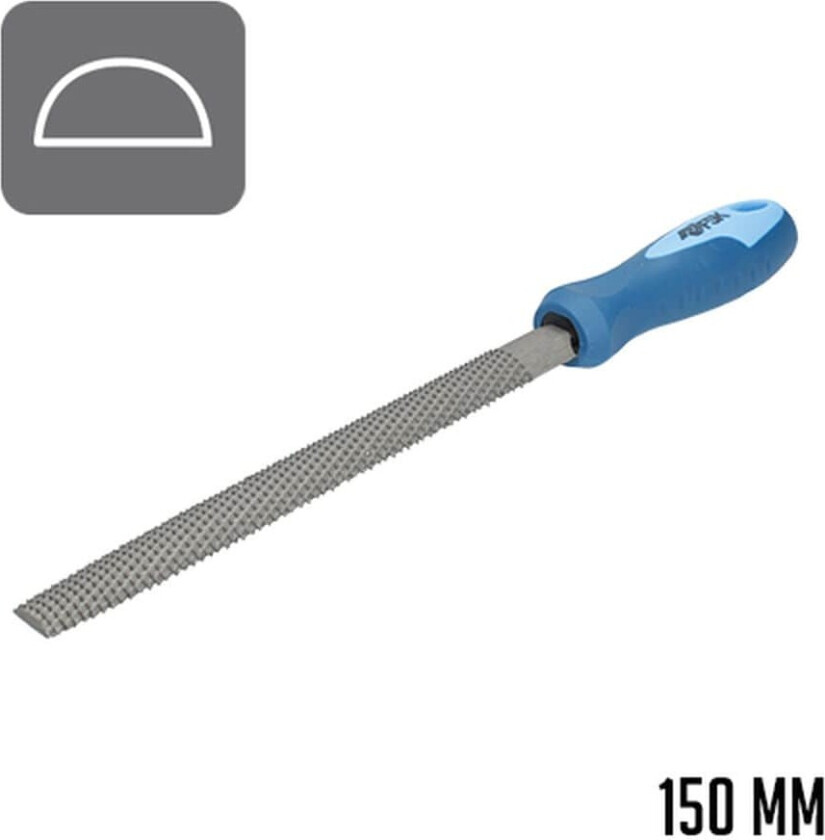 Halvrund rasp Ferrestock 150mm 6"