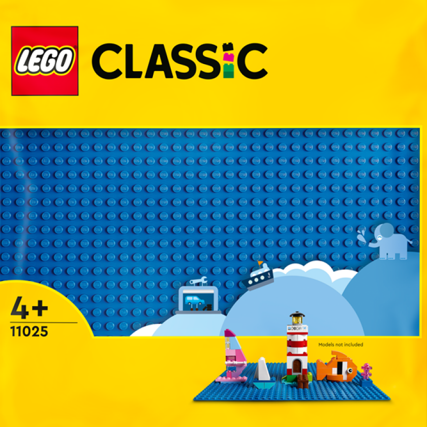 Lego Classic - Blå Basisplate 11025