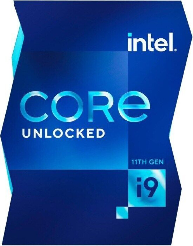 Core i9-11900K Rocket Lake Prosessor/CPU - 8 kjerner - 3.5 GHz -  LGA1200 -  Boxed (uten kjøler)