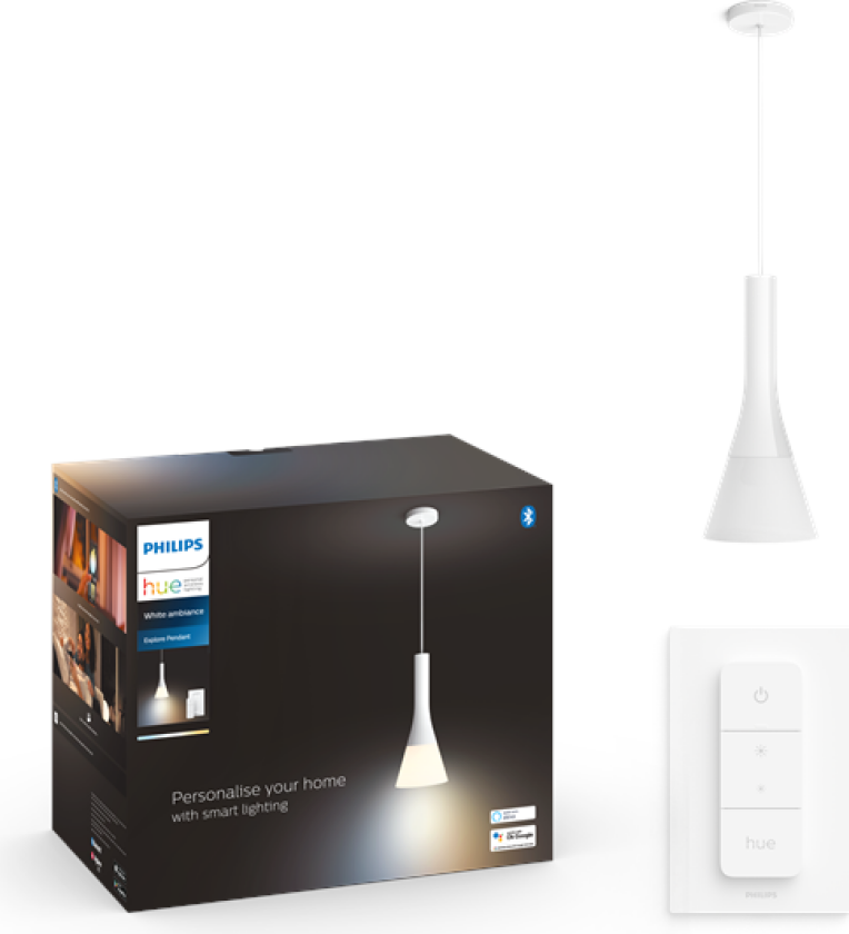 Hue WA Explore Pendellampe 8,5W Hvit - 60591