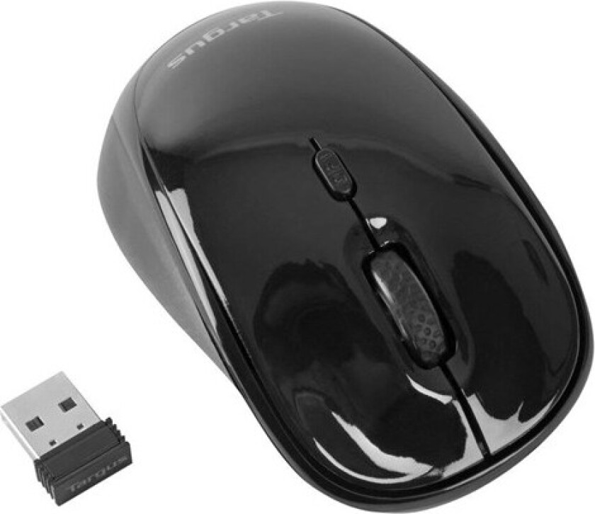 Wireless Optical Mouse - Mus - Optisk - 3 knapper - Svart