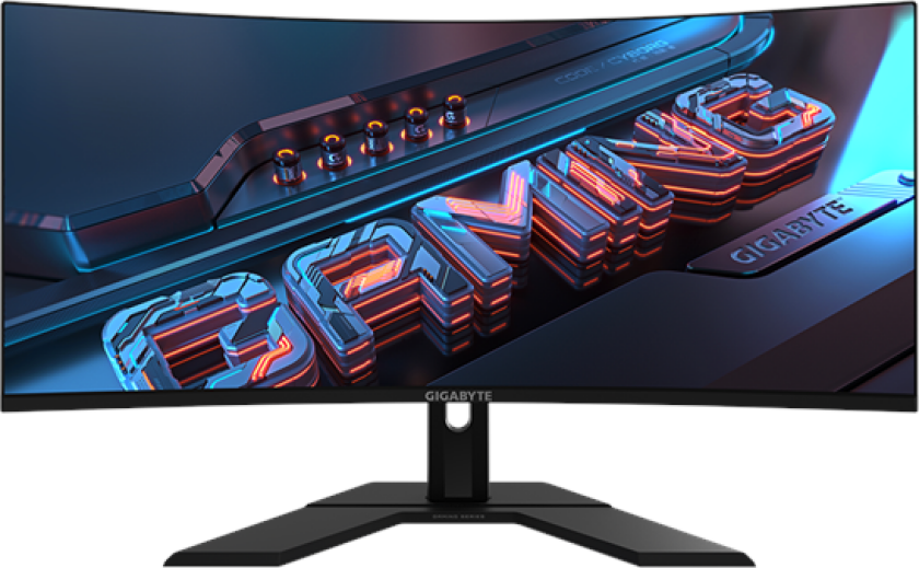 34" GIGABYTE GS34WQC - 3440x1440 (WQHD) - 120Hz - VA - Curved - 1 ms - Skjerm