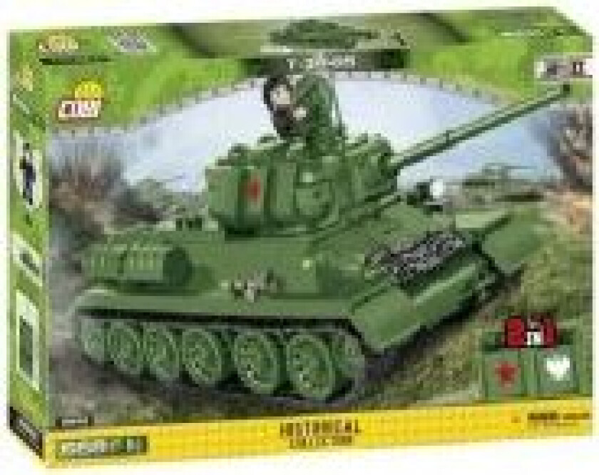 COBI Tank T-34-85 Cobi  Historiske Byggeklosser