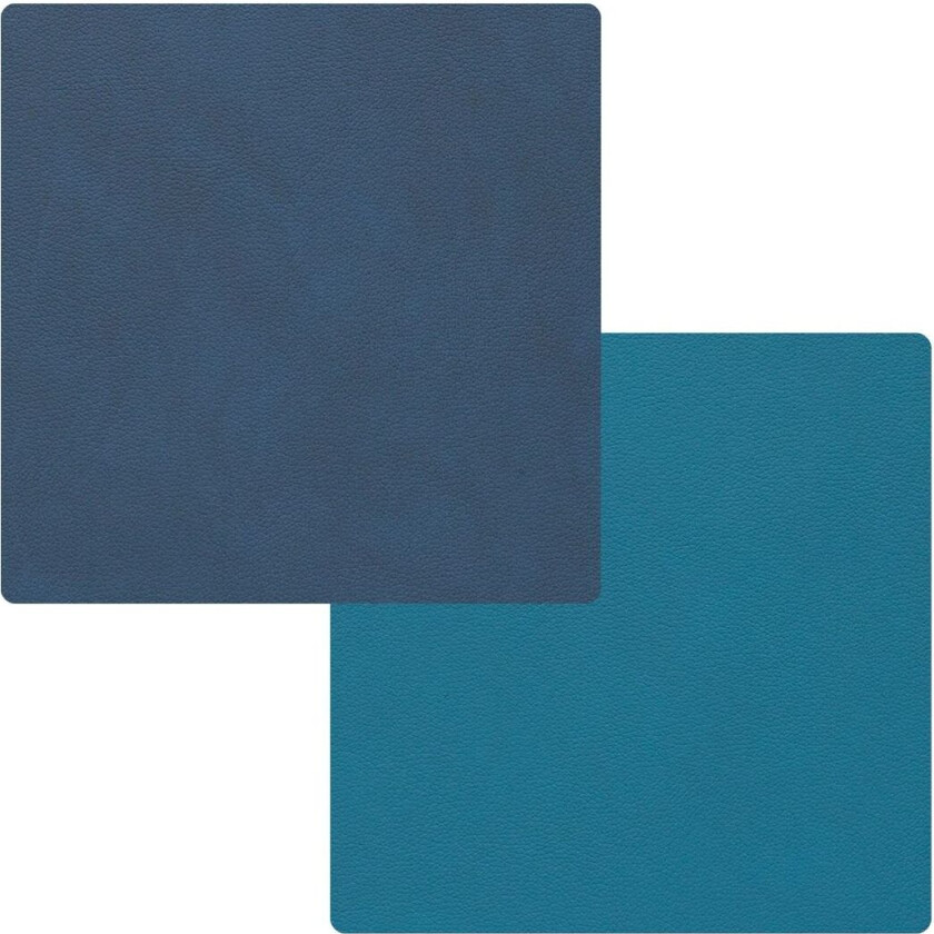 Bilde av Lind DNA Nupo glassunderlag square vendbar 1 stk. Midnight blue-petrol