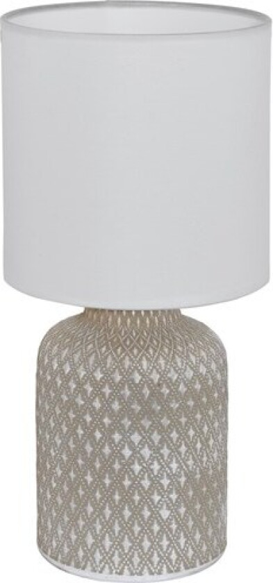 Bellariva bordlampe, grå